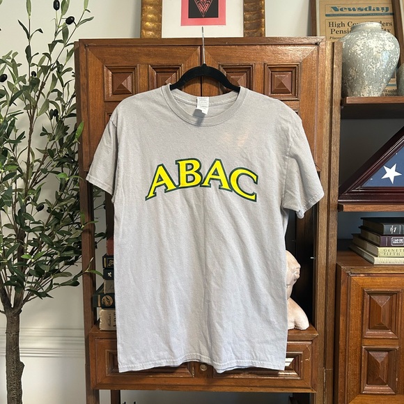 ABAC Gray Cotton T-Shirt - Picture 1 of 5